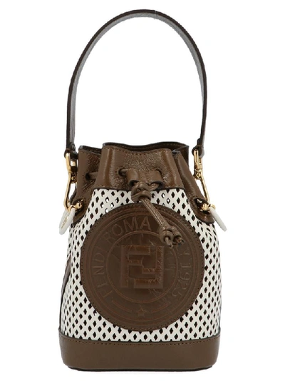 Shop Fendi Mini Mon Tresor Bucket Bag In Multi