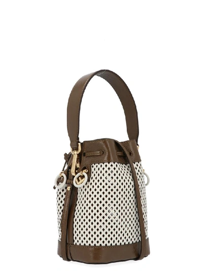 Shop Fendi Mini Mon Tresor Bucket Bag In Multi