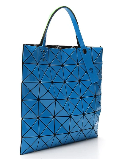 Shop Bao Bao Issey Miyake Lucent Gloss Tote Bag In Blue