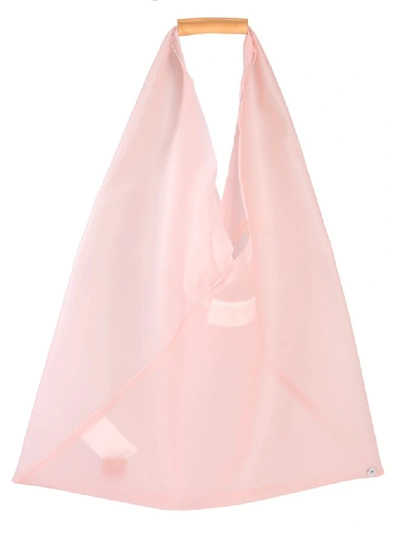 Shop Mm6 Maison Margiela Japanese Tote Bag In Pink