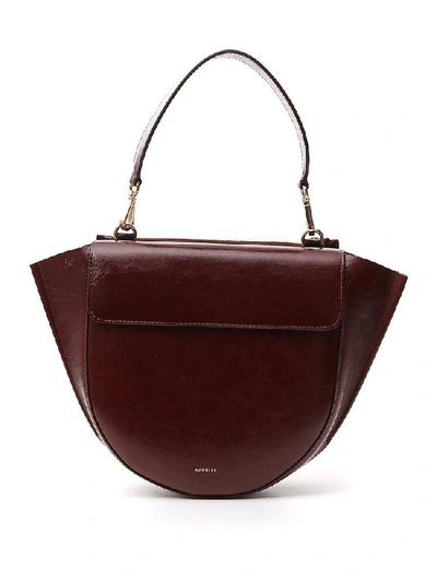 Shop Wandler Hortensia Medium Shoulder Bag In Brown