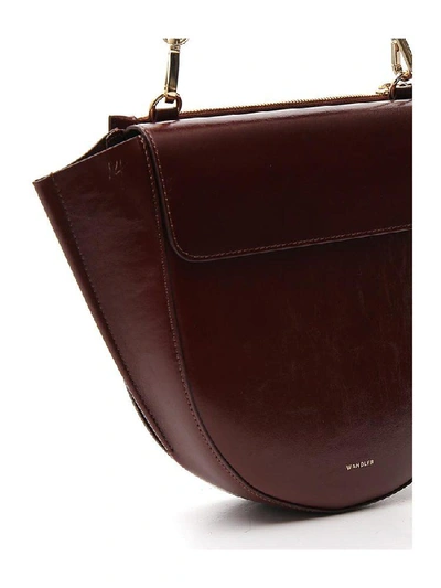 Shop Wandler Hortensia Medium Shoulder Bag In Brown