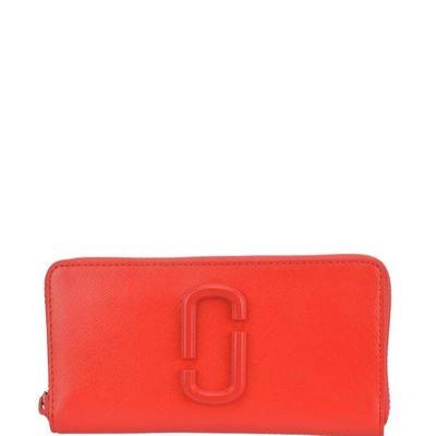 Shop Marc Jacobs Snapshot Dtm Standard Continental Wallet In Orange