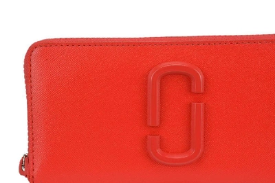 Shop Marc Jacobs Snapshot Dtm Standard Continental Wallet In Orange