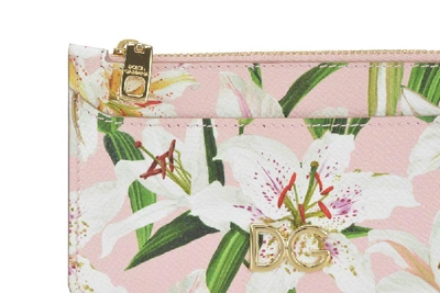 Shop Dolce & Gabbana Floral Print Cardholder In Multi