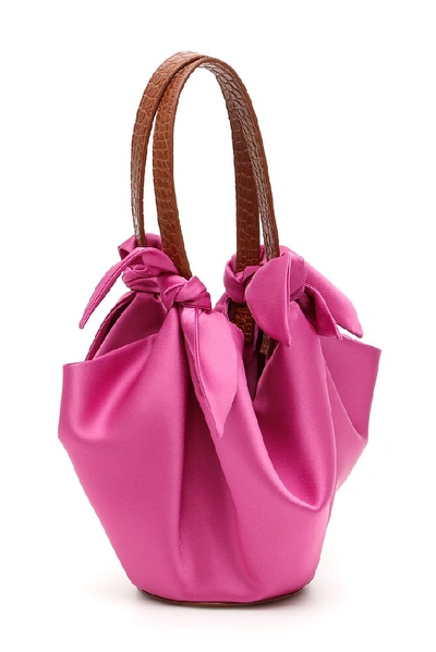 Shop Nanushka Micro India Handbag In Pink