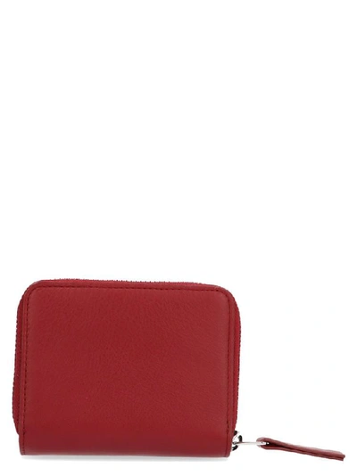 Shop Kenzo K Logo Zipped Wallet In Red