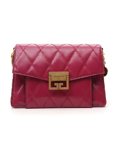 Shop Givenchy Small Gv3 Shoulder Bag In Pink