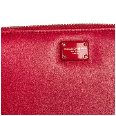 Shop Dolce & Gabbana Zipped Wallet In Red