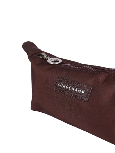 Shop Longchamp Le Pliage Néo Pouch In Brown