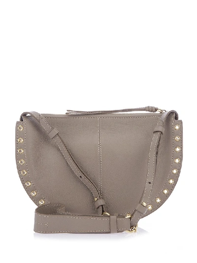 Shop See By Chloé Kriss Eyelet Shoulder Bag In Grey