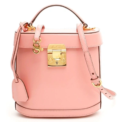 Shop Mark Cross Structured Shoulder Bag In Pink