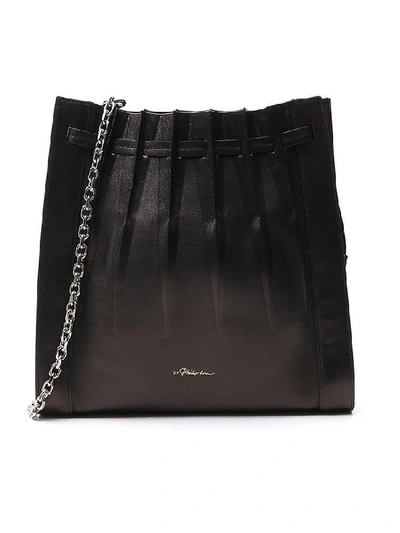 Shop 3.1 Phillip Lim / フィリップ リム 3.1 Phillip Lim Florence Pleated Drawstring Tote Bag In Black