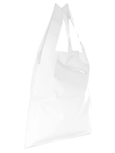 Shop Maison Margiela Transparent Number Motif Shopper Tote Bag