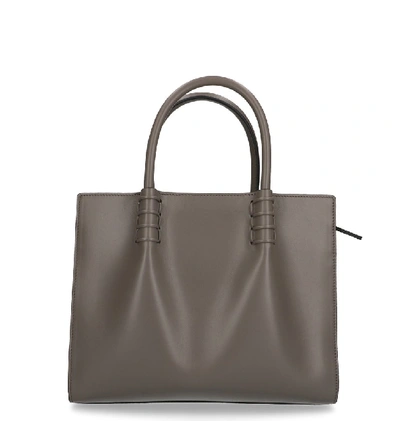 Shop Tod's Small Shopper Tote Bag In Brown