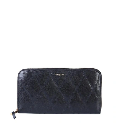 Shop Givenchy Quilted Zipped Wallet In Black