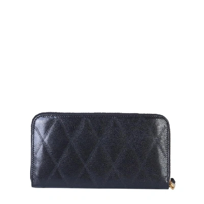 Shop Givenchy Quilted Zipped Wallet In Black