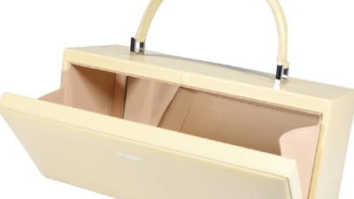 Shop Jil Sander Box Tote Bag In Beige