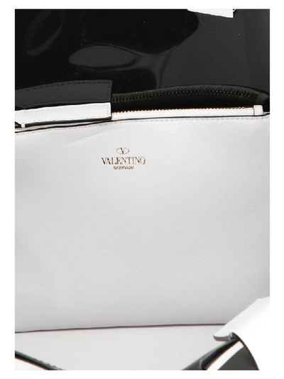 Shop Valentino Go Logo Tote Bag In Black