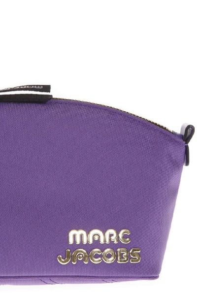 Shop Marc Jacobs Nylon Travel Pouch In Purple