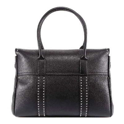Shop Mulberry Studded Tote Bag In Black