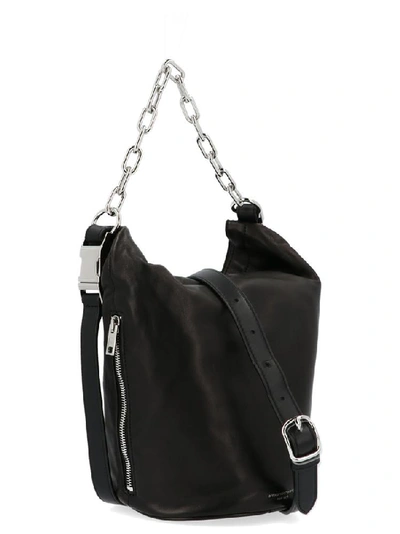 Shop Alexander Wang Chain Bucket Bag In Black