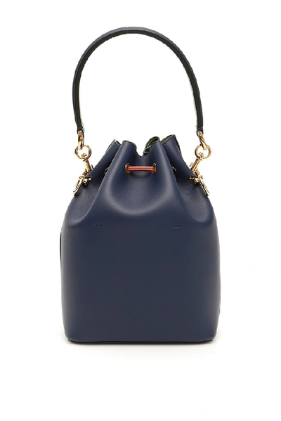 Shop Fendi Mon Tresor Bucket Bag In Blue