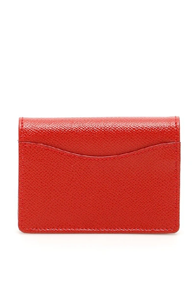 Shop Ferragamo Salvatore  Gancini Card Case In Red