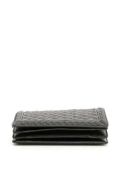 Shop Bottega Veneta Intrecciato Mini Montebello Bag In Black