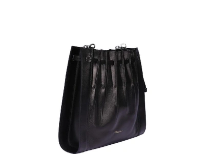 Shop 3.1 Phillip Lim / フィリップ リム 3.1 Phillip Lim Florence Pleated Drawstring Tote Bag In Black