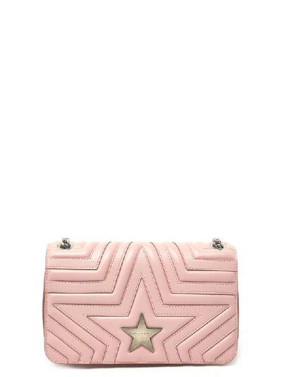 Shop Stella Mccartney Stella Star Medium Shoulder Bag In Pink