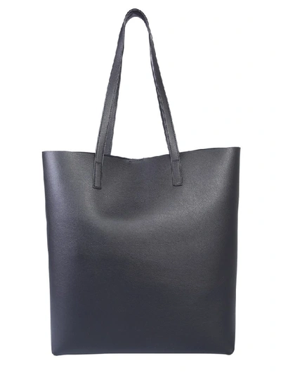Shop Saint Laurent N/s Shopping Tote Bag In Black