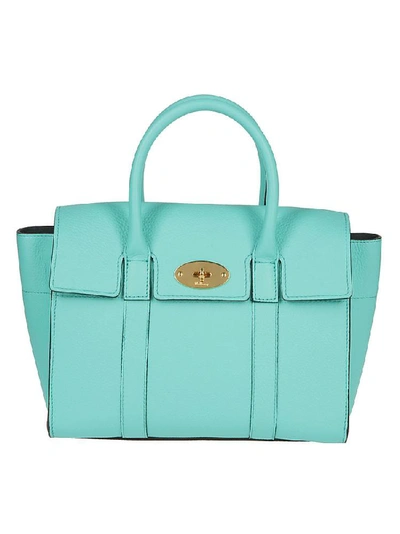 Shop Mulberry Small Bayswater Tote Bag In Green