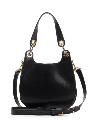 Shop Chloé Tess Hobo Bag In Black