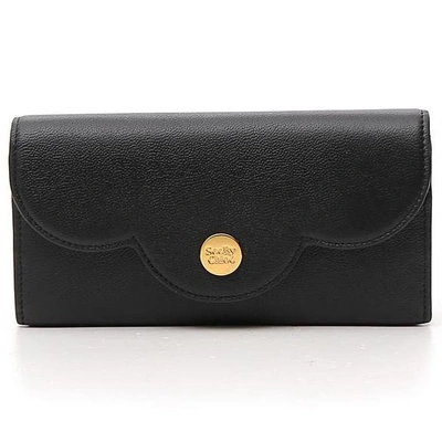 Shop See By Chloé Polina Wallet In Black