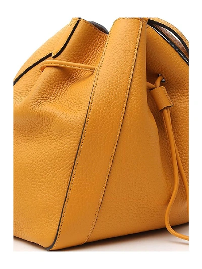Shop Mulberry Small Millie Shoulder Bag In Yellow