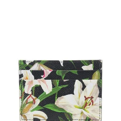 Shop Dolce & Gabbana Floral Print Cardholder In Multi