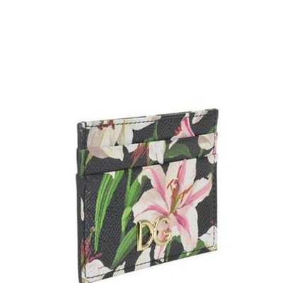 Shop Dolce & Gabbana Floral Print Cardholder In Multi