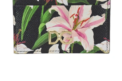 Shop Dolce & Gabbana Floral Print Cardholder In Multi