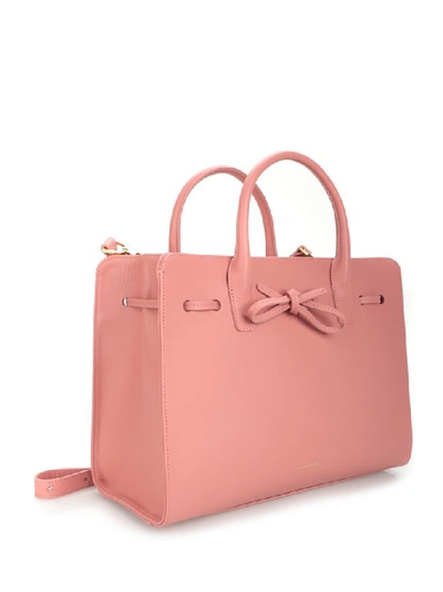 Shop Mansur Gavriel Sun Tote Bag In Pink