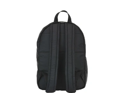 Shop Msgm Logo Patch Backpack In Black