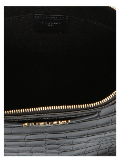Shop Givenchy Antigona Zipped Pouch In Black