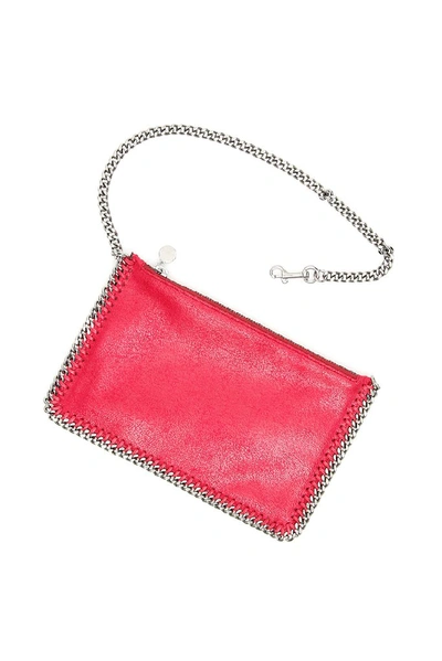 Shop Stella Mccartney Falabella Clutch Bag In Pink