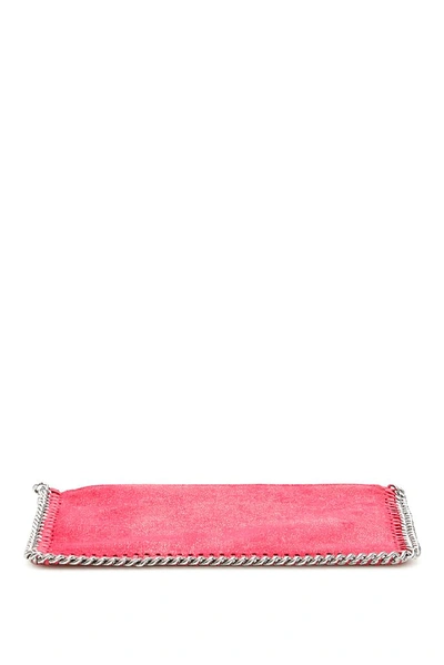 Shop Stella Mccartney Falabella Clutch Bag In Pink