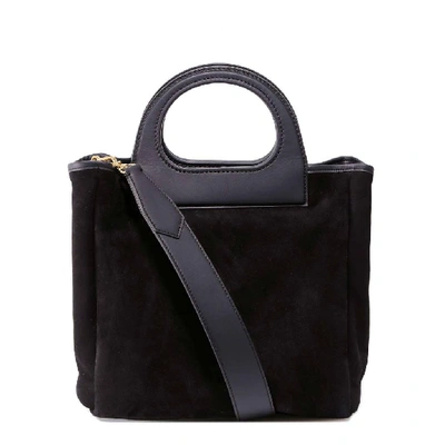 Shop Max Mara Zipped Pocket Shoulder Bag In Black