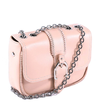 Shop Longchamp Buckle Shoulder Bag In Pink