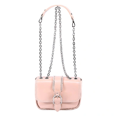 Shop Longchamp Buckle Shoulder Bag In Pink