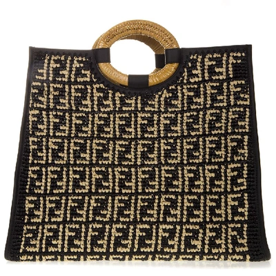 Shop Fendi Runaway Ff Monogram Tote Bag In Multi