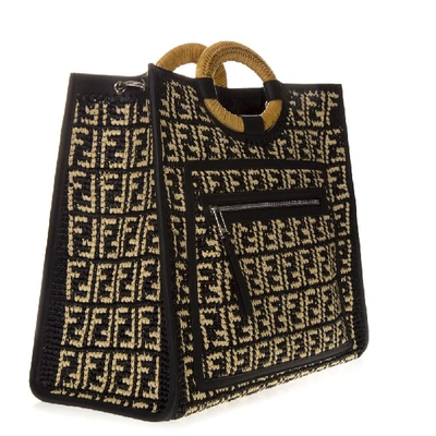 Shop Fendi Runaway Ff Monogram Tote Bag In Multi