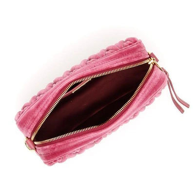 Shop Miu Miu Matelassé Shoulder Bag In Pink